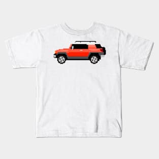 Toyota FJ Cruiser Pixelart Kids T-Shirt